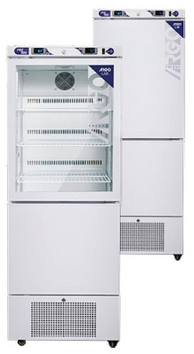 ArgoLab combined fridge-freezer FRZ 300G - glass door