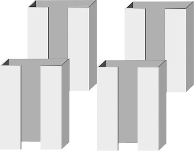 Overlay kit for 110 Lt. (4 pcs)