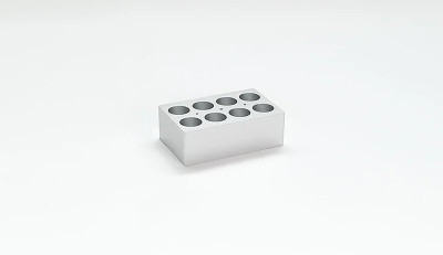 8-hole block for 50 ml test tubes
